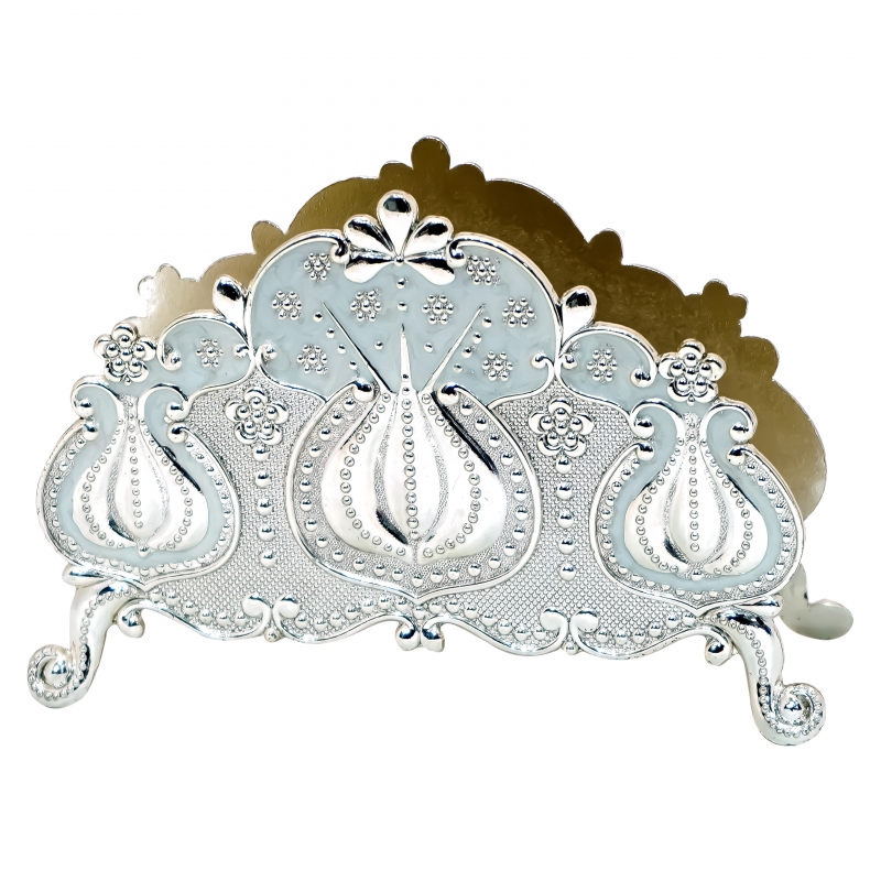 Աման Անձեռոցիկի AV-7583 Մելխյորե Էմալապատ Արծաթ 2